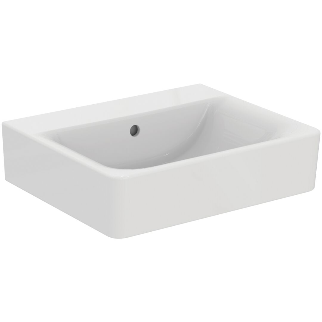 LAVOAR CONNECT CUBE 55X46 FARA ORIFICIU PENTRU BATERIE SI CU PREAPLIN - imagine 1