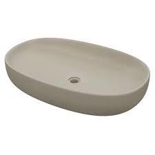 LAVOAR FEELING OVAL 55X35 CM CAPPUCCINO MATT (514) - imagine 1