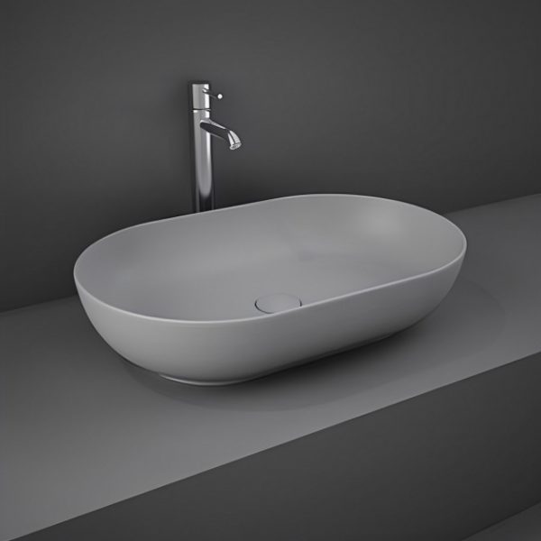 LAVOAR FEELING OVAL 55X35 CM GREY MATT