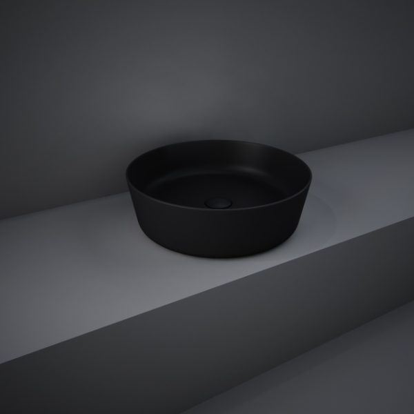 LAVOAR FEELING ROTUND 42 CM BLACK MATT (504)