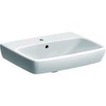 LAVOAR GEBERIT SELNOVA SQUARE 55X44 CU ORIFICIU BATERIE SI PREAPLIN VIZIBIL