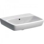 LAVOAR GEBERIT SELNOVA SQUARE 55X44 CU PREAPLIN,FARA ORIFICIU BATERIE