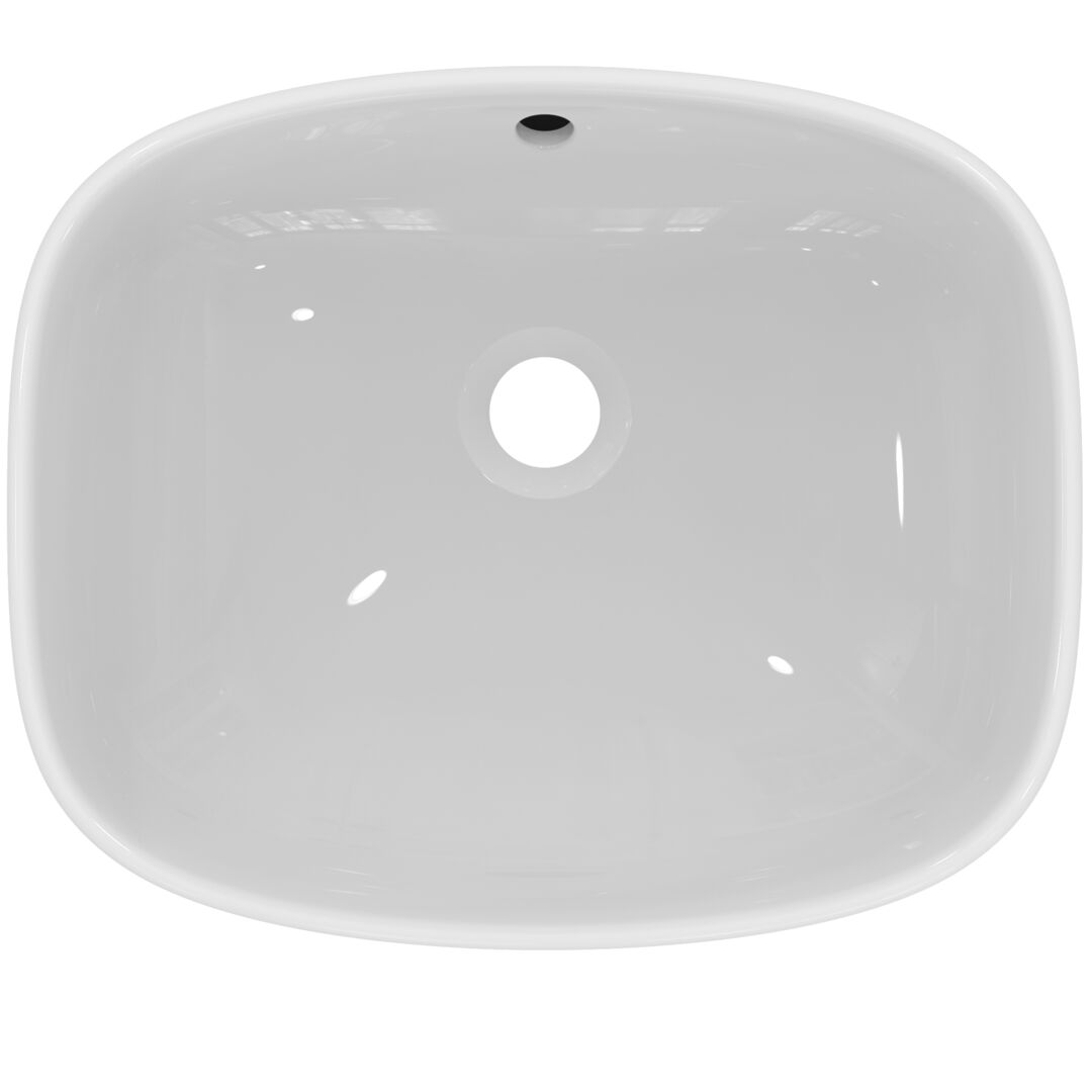 LAVOAR I.LIFE B 45X37 CM, MONTAJ PE BLAT, CU PREPLIN, FARA ORIFICIU BATERIE - imagine 1