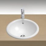 LAVOAR INCASTRAT JARA 40 CM ALB, FARA GAURA PENTRU BATERIE