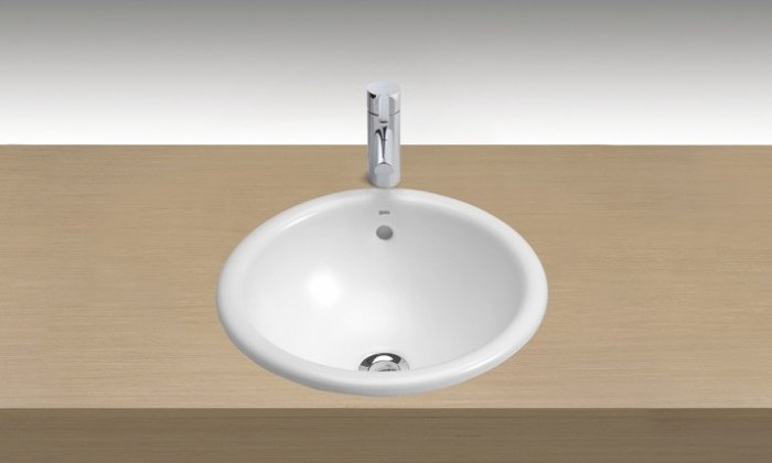 LAVOAR INCASTRAT JARA 40 CM ALB, FARA GAURA PENTRU BATERIE - imagine 1