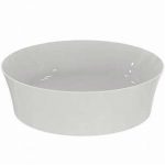 LAVOAR IPALYSS ROTUND DIAM. 40 CM, FARA ORIFICIU BATERIE SI FARA PREAPLIN, CU PERETII SUBTIRI, ALB