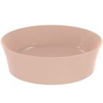 LAVOAR IPALYSS ROTUND DIAM. 40 CM, FARA ORIFICIU BATERIE SI FARA PREAPLIN, CU PERETII SUBTIRI, CULOARE NUDE