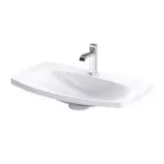 LAVOAR LOUIS 82X48, MARMURA COMPOZITA, ALB MAT
