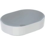 LAVOAR PE BLAT GEBERIT VARIFORM ELIPTIC 55X40, FARA PREAPLIN, ALB