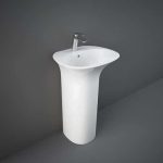 LAVOAR SENSATION 55X46 FREE STANDING, CU GAURA PENTRU BATERIE SI FIXARE ASCUNSA