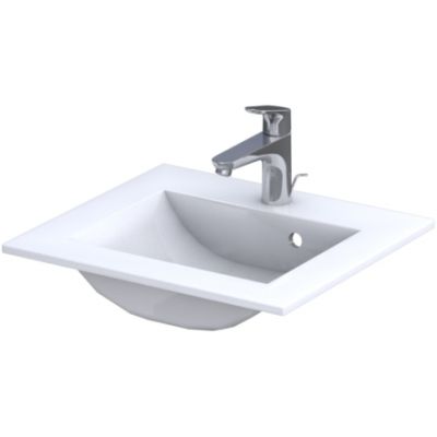 LAVOAR SILVER 50 CM MARMURA COMPOZITA NOU - imagine 1