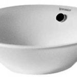 LAVOAR STARCK 1, 33 CM ALB CU SET FIXARE SI ORNAMENT CROMAT PREAPLIN CAL. I