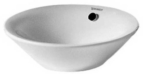 LAVOAR STARCK 1, 33 CM ALB CU SET FIXARE SI ORNAMENT CROMAT PREAPLIN CAL. I