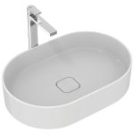LAVOAR STRADA II OVAL 60X40 MONTAJ PE BLAT, FARA ORIFICIU BATERIE, FARA PREAPLIN