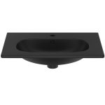 LAVOAR TESI 60 CM PENTRU MONTAJ PE MOBILIER, SILK BLACK