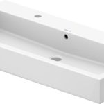 LAVOAR VERO 1000X470 ALB CU 2 GAURI - CU SET FIXARE