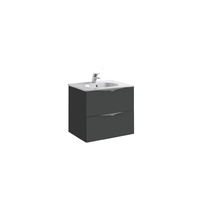 MOBILIER AGATA 59.7X45.3 GRI, 2 SERTARE + LAVOAR KLEA - imagine 1