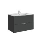 MOBILIER AGATA 79.7X45.3 GRI, 2 SERTARE + LAVOAR EMMA