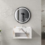 Mobilier baie compozit ceramic 100x50x42 - imagine 2