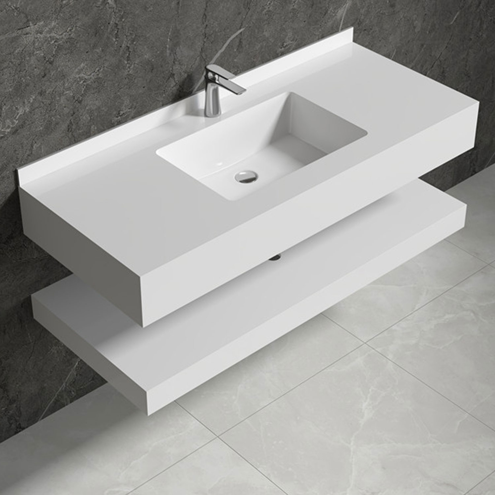 Mobilier baie compozit ceramic 1200x500x150 - imagine 2