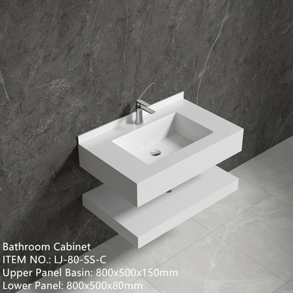 Mobilier baie compozit ceramic 800x500x150 - imagine 2