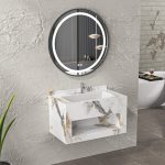 Mobilier baie compozit ceramic 80x50x42