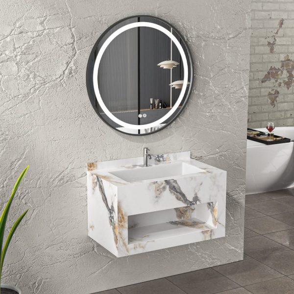Mobilier baie compozit ceramic 80x50x42