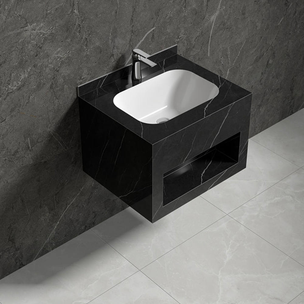 Mobilier baie compozit ceramic LJ-60-WHRS-L 600x500x420 - imagine 2