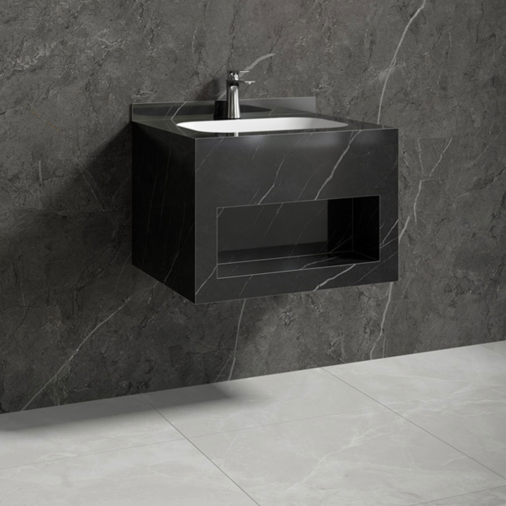 Mobilier baie compozit ceramic LJ-60-WHRS-L 600x500x420 - imagine 1