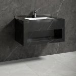 Mobilier baie compozit ceramic LJ-80-WHRS-L 800x500x420