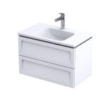 MOBILIER BERYL 80 CM, 2 SERTARE, ALB MAT NOU