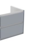 MOBILIER CONNECT AIR 60 CM GRI DESCHIS LUCIOS CU ALB MAT