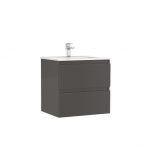 MOBILIER DAILY 60X46X56.5 ANTRACIT LUCIOS, 2 SERTARE,CU LAVOAR