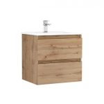 MOBILIER DAILY 60X46X56.5 STEJAR RUSTIC, 2 SERTARE,CU LAVOAR