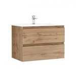 MOBILIER DAILY 80X46X56.5 STEJAR RUSTIC, 2 SERTARE,CU LAVOAR