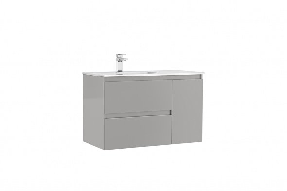 MOBILIER DAILY 90X46X56.5 GALET LUCIOS, 2 SERTARE+1 USA,CU LAVOAR - imagine 1