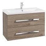 MOBILIER GRANADA 80, 79.9X39.8X50 CM, 2 SERTARE SOFT-CLOSE, MANERE CROM, NUC ROCKFORD