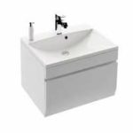 MOBILIER HORYZONT 60 CM ,1 SERTAR SOFT-CLOSE, ALB SEMI-MAT NEW