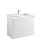 MOBILIER KLEA SUSPENDAT 78,5X45 CM,ALB,2 SERTARE  CU LAVOAR KLEA 81X46 CM, ALB