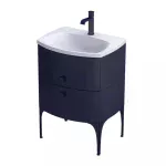 MOBILIER LOUIS 62 CM, 2 SERTARE SOFT-CLOSE,  BLEUMARIN MAT