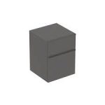 MOBILIER MIC GEBERIT SMYLE SQUARE CU 2 SERTARE 45X60X47 LAVA MAT