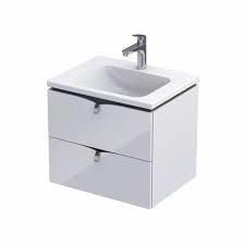 MOBILIER NOVA 60 SUSPENDAT, DOUA SERTARE SOFT-CLOSE, ALB LUCIOS