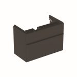 MOBILIER PENTRU LAVOAR SMYLE SQAURE CU DOUA SERTARE 88.4X61.7X47  LAVA MAT