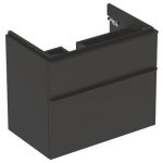 MOBILIER PENTRU LAVOAR SMYLE SQUARE CU DOUA SERTARE 73.4X61.7 LAVA MAT