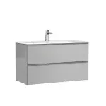 MOBILIER SHONA 100CM CU DOUA SERTARE GRI MAT