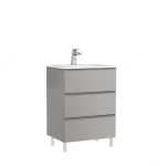 MOBILIER SHONA 60X46X56.5 GALET MAT,3 SERTARE,CU LAVOAR KLEA