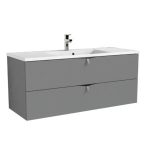 MOBILIER SIENA 120 CM, 2 SERTARE, GRI MAT
