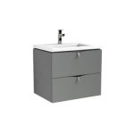 MOBILIER SIENA 60 CM, 2 SERTARE, GRI MAT