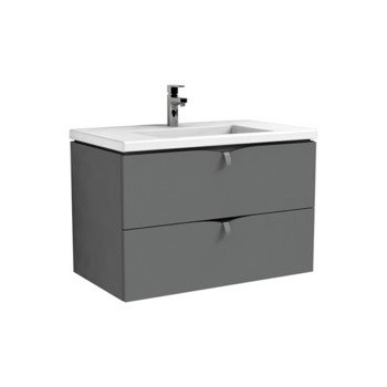 MOBILIER SIENA 80 CM, 2 SERTARE, GRI MAT - imagine 1