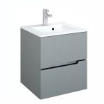 MOBILIER SILVER 50 CM, 2 SERTARE, GRI MAT NOU